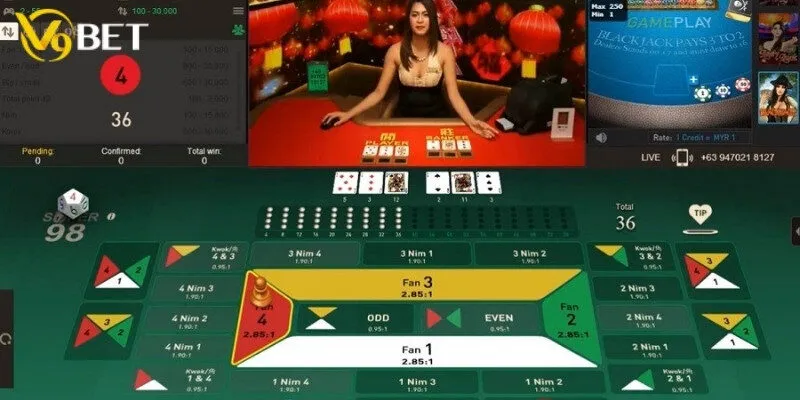 Đa dạng cửa cược trong fantan V9bet