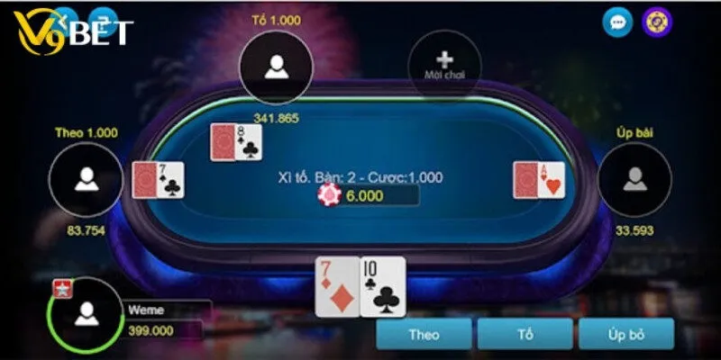 Giới thiệu game bài trực tuyến xì tố V9bet