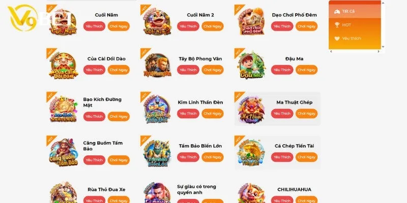 Jackpot giá trị lớn với nổ hũ V9bet