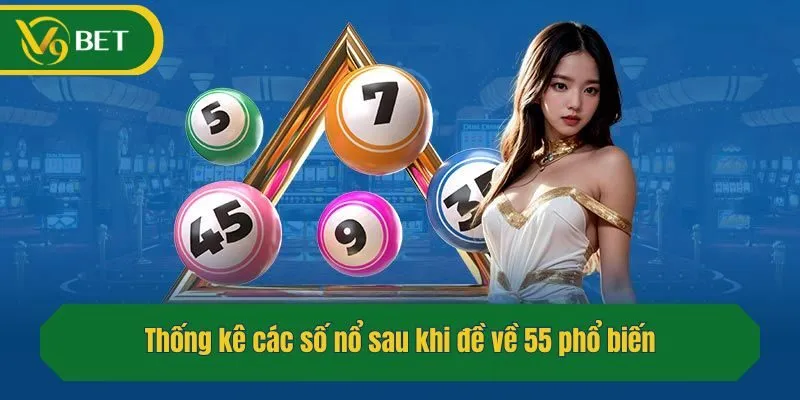 Thống kê các số nổ sau khi đề về 55 phổ biến
